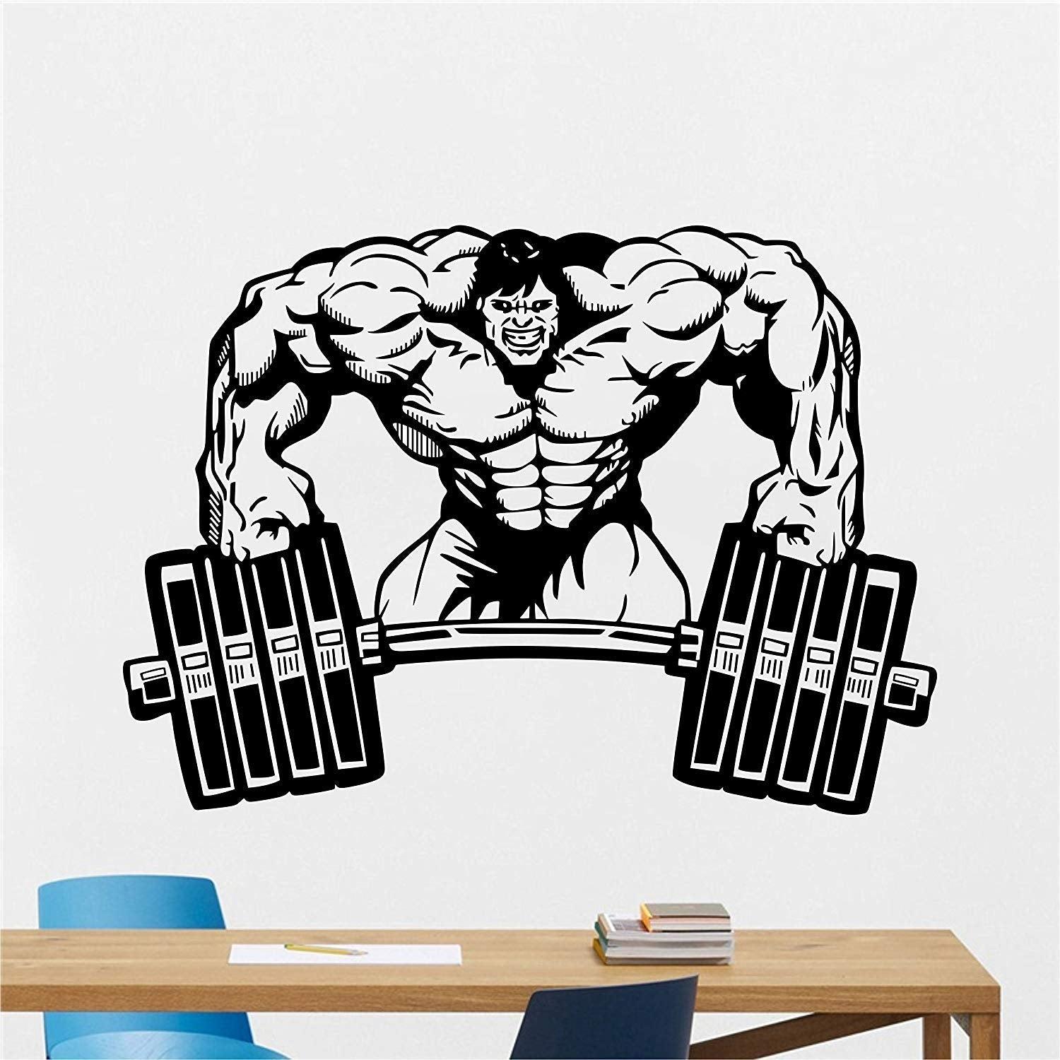 Hulk Wandtattoo 60x40cm - 3D Selbstklebend Für Kinderzimmer & Wohnzimmer